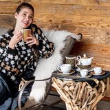 Evviva Set skodelica za čaj s podstavkom Ortisei 220ml / 2 kos / porcelan, (20825656) | Shoptok.si