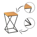  Stalak za cveće LOFT 40x24 cm crna/smeđa | Eponuda.com