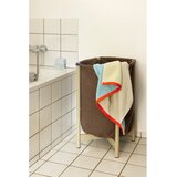 Hübsch Plavi pamučan ručnik od frotira 70x140 cm Block – | shoptok.hr