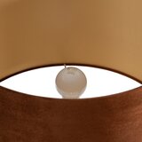 Ixia Rjava/zlata stoječa svetilka s tekstilnim senčilom (višina 163 cm) – | Shoptok.si