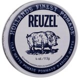 Reuzel Clay Matte Pomade pasta za modeliranje za mat učinek 113 g | Shoptok.si