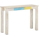 vidaXL Konzolni stol bijeli 115 x 35 x 77 cm od grubog drva manga | shoptok.hr