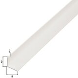 Alberts Kotni profil (2.600 x 20 x 10 mm, Debelina: 1,5 mm, Plastika, Bela) | Shoptok.si
