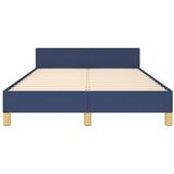  Okvir kreveta bez madraca plavi 120x190 cm od tkanine | shoptok.hr