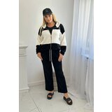 Kesi Ribbed velour set sweatshirt + trousers black Cijene