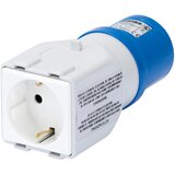 GEWISS IEC309MA, adapter sa industrijske na šuko ut. 2P+E 16A,IP44, GW64210 cene