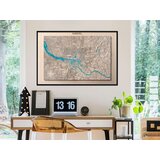  Poster - Raised Relief Map: Hamburg 30x20 | shoptok.hr