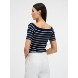 Orsay Dark blue women's T-shirt with three-quarter sleeves - Women's | ePonuda.com