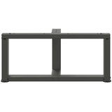  Noge za klub stolić T-oblika 2 kom antracit 60x25x(30-31) cm čelik | Eponuda.com