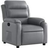 Maison Chic Počivalnik - Relax naslanjač sivo umetno usnje, (22040403) | Shoptok.si