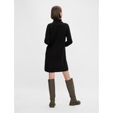 Pieces Pletena obleka 'Ellen' črna | Shoptok.si