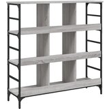  Komoda siva boja hrasta 102x32x103,5 cm od konstruiranog drva | shoptok.hr