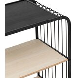 5five Poslužni sto/mobilna polica COLGE 74x43 cm crna/bež | Eponuda.com