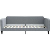  Dnevni krevet na razvlačenje svjetlosivi 90 x 200 cm od tkanine | shoptok.hr
