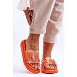 Kesi Women's slippers on the Orange Brave platform Cene