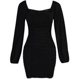 Trendyol Black Draped Detailed Dress | ePonuda.com