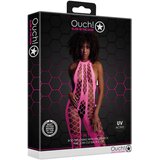 Ouch Joj! - fluorescentni otvoreni kombinezon (ružičasti) - XL-4XL | shoptok.hr