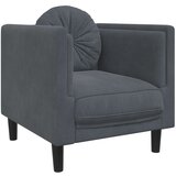  3-dijelni set sofa s jastucima tamnosivi baršunasti | shoptok.hr