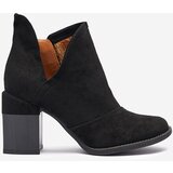 Resti Women's boots on the post with cut-outs in black. Encura- Footwear | Shoptok.si