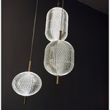  LED luster na sajli PELLUCID LED/20W/230V bronza/crna | Eponuda.com