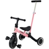  PRO50 Tricikl s ručkom za guranje roze boje | shoptok.hr