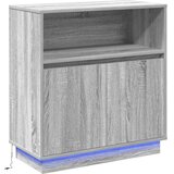  LED komoda Siva Sonoma 71 x 34,5 x 75 cm Konstruirano drvo | shoptok.hr