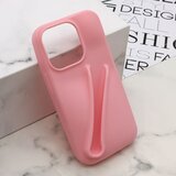 Maska LIPSTICK za iPhone 15 Pro/ roza