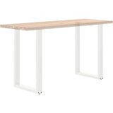  Noge za barsko mizo v obliki črke U, 2 kosa, bele barve, 60 x (90-91) cm, jeklo | Shoptok.si