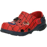 Crocs Odprti čevlji 'Team SpiderMan' mornarska / rdeča