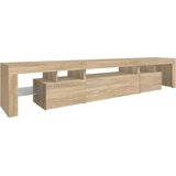 TV ormarić s LED svjetlima boja hrasta sonome 215x36,5x40 cm | Eponuda.com