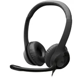 H390 Stereo USB-C slušalice sa mikrofonom crne