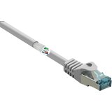 Renkforce RF-5047488 RJ45 omrežni kabel\, Patch kabel CAT 6a S/FTP 3.00 m siva ognjevaren 1 kos, (20419515) | Shoptok.si