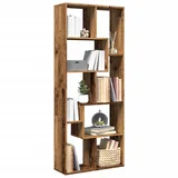 regal za knjige boja drva 67 x 25 x 161,5 cm drveni