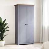  Ormar od masivne borovine sivi 80x50x171,5 cm asortiman Panama | Eponuda.ba