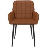  Trpezarijske stolice 4 pcs Umjetna koža Smeđa 57 x 50 x 85 cm | shoptok.hr