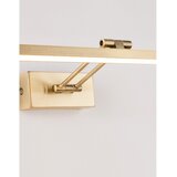 Nova Luce Mjedena metalna LED zidna lampa sa savitljivom konstrukcijom Marnell – | shoptok.hr