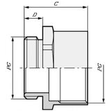  Kabelska uvodnica, produžetak PG42 PG42 polietilen, mesing LappKabel SKINDICHT ZS PG 42 10 kom | Eponuda.ba