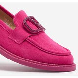 Resti Fuchsia women's moccasins with decoration Fogras- Footwear | Shoptok.si