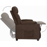  Naslonjač od tkanine tamnosmeđi | shoptok.hr