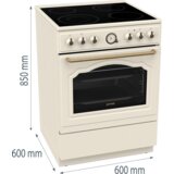 Gorenje električni šporet GECS6B70CLI