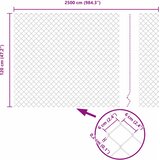  Zavareno žičano ograđivanje s bodljama 25 x 1,2 m Srebrna Mreža | shoptok.hr