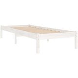  Okvir za krevet bijeli od masivnog drva 90 x 190 cm mali | shoptok.hr