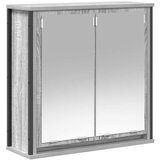Maison Chic Kopalniška stenska omarica - Kopalniške omarica z ogledalom siva sonoma 60x21x60 cm iu1056, (22064011) Cene