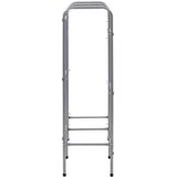 Police za pohranu za 6 sanduka srebrne 96 x 33 x 116 cm čelične | shoptok.hr
