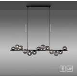 SCHÖNER WOHNEN 14504-18 - led luster na sajli dubai 13xG9/3W/230V crna/zadimljena | Eponuda.com