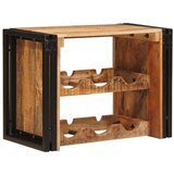  Stalak za vino Smeđa 100 x 45 x 33 cm Čvrsto Grubo Drvo Manga | shoptok.hr