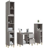 vidaXL 3-dijelni set kupaonskih ormarića boja hrasta sonome drveni | shoptok.hr