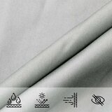 vidaXL Jedro protiv sunca svjetlosivo 3x4x5 m 100% poliestera Oxford | shoptok.hr