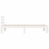 Okvir za krevet od masivnog drva bijeli 100 x 200 cm | shoptok.hr