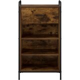  Ormar za cipele 51 x 36 5 x 93 cm Konstruirano drvo - Dimljeni hrast 51 x 36 5 x 93 cm 1 ladica i 3 police | shoptok.hr